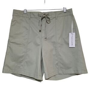New Tahari Women's Desert Sage Shorts Drawstring Green Size 10/30